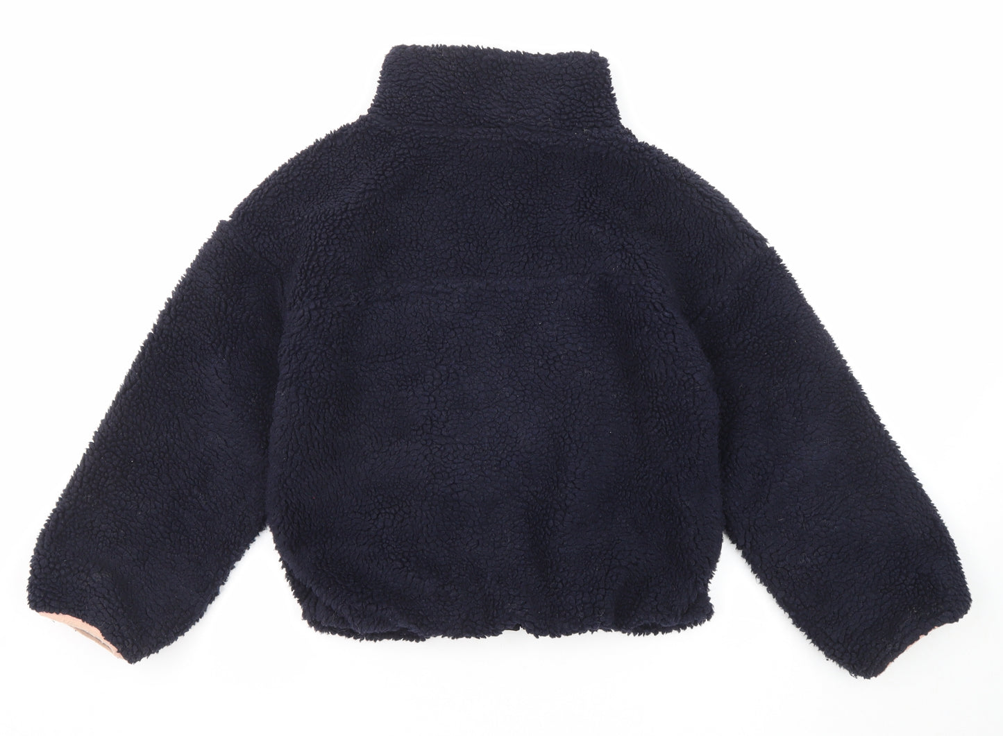 John Lewis Girls Blue Jacket Size 10 Years Zip
