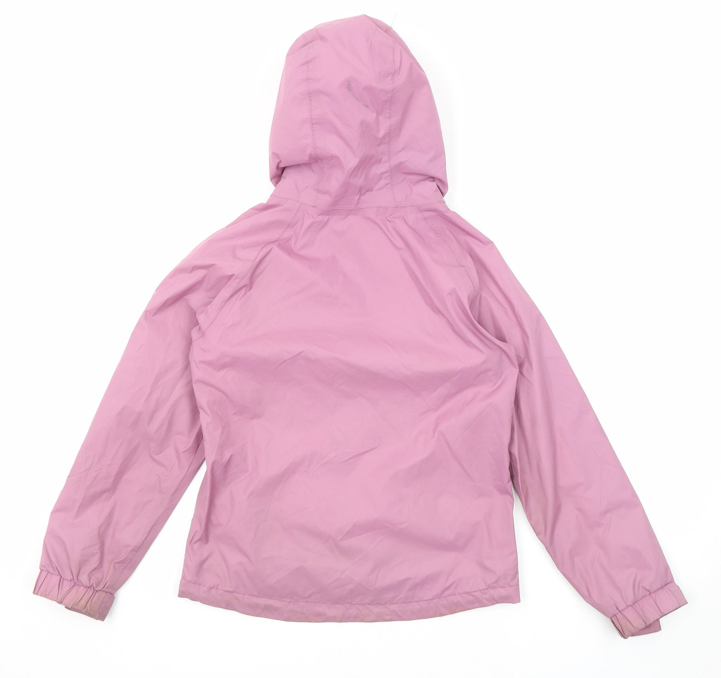 Trespass Girls Purple Windbreaker Jacket Size 7-8 Years Zip