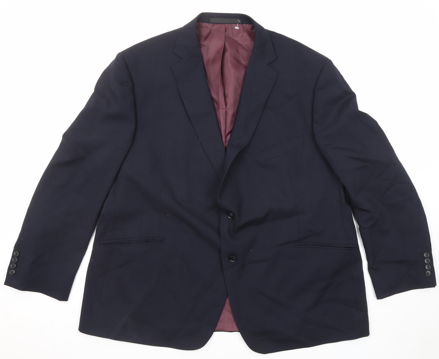 Marks and Spencer Mens Blue Wool Jacket Suit Jacket Size 50 Regular