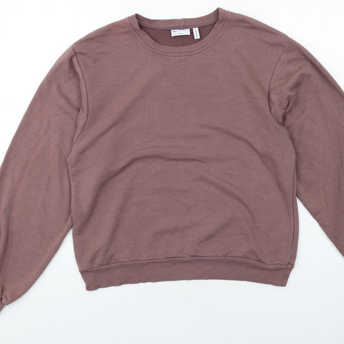 ASOS Womens Purple Cotton Pullover Sweatshirt Size 6 Pullover