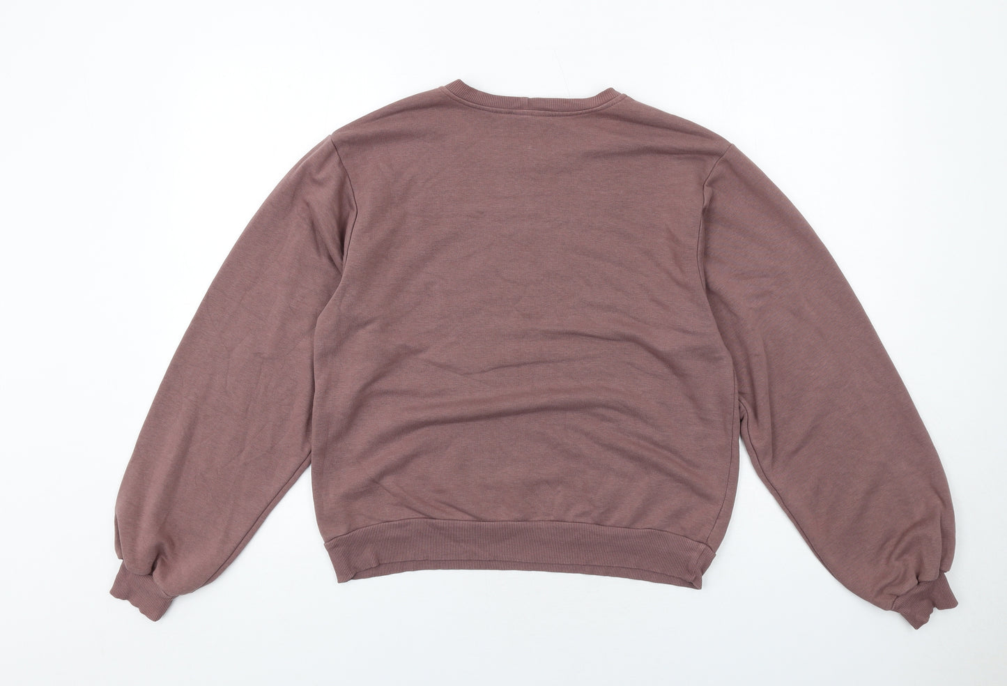ASOS Womens Purple Cotton Pullover Sweatshirt Size 6 Pullover
