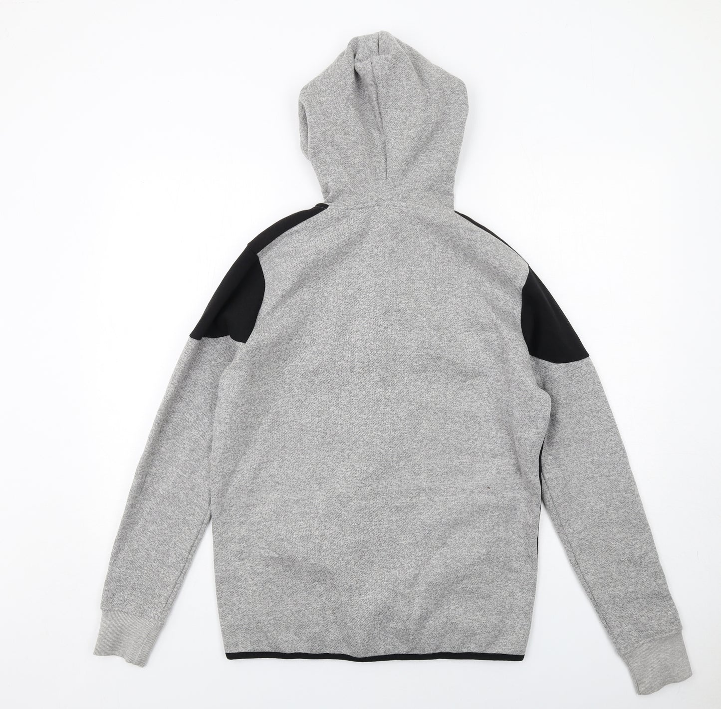 New Look Mens Grey Cotton Full Zip Hoodie Size M