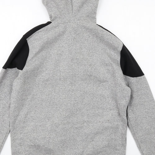 New Look Mens Grey Cotton Full Zip Hoodie Size M