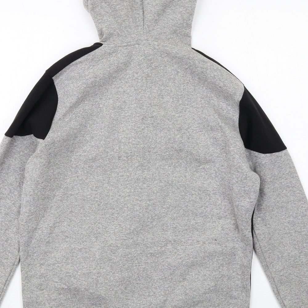 New Look Mens Grey Cotton Full Zip Hoodie Size M