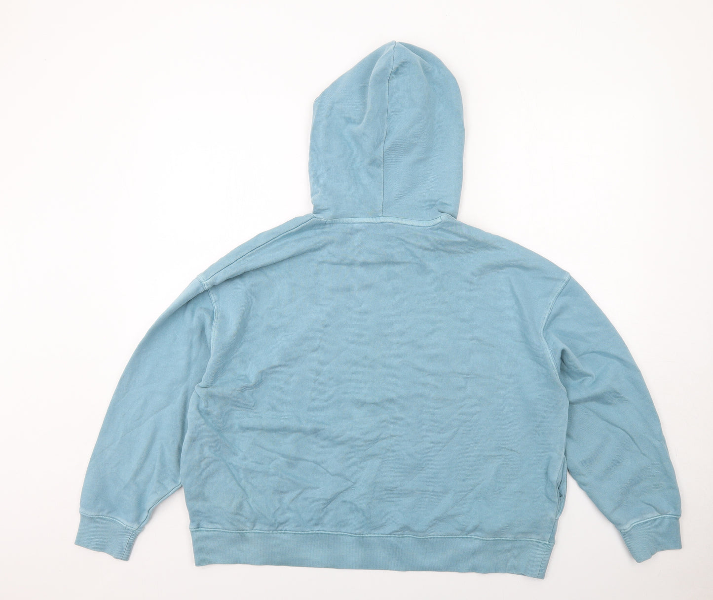 Marks and Spencer Womens Blue Cotton Pullover Hoodie Size L Pullover - San Francisco CA