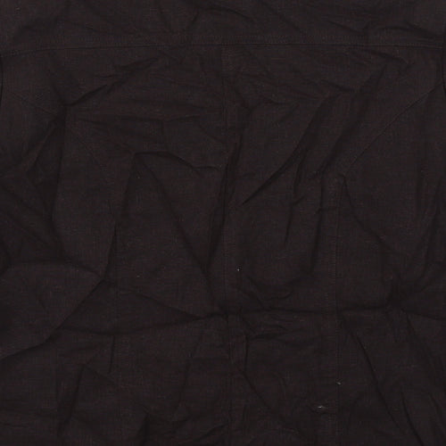 EWM Womens Brown Jacket Size 12 Button