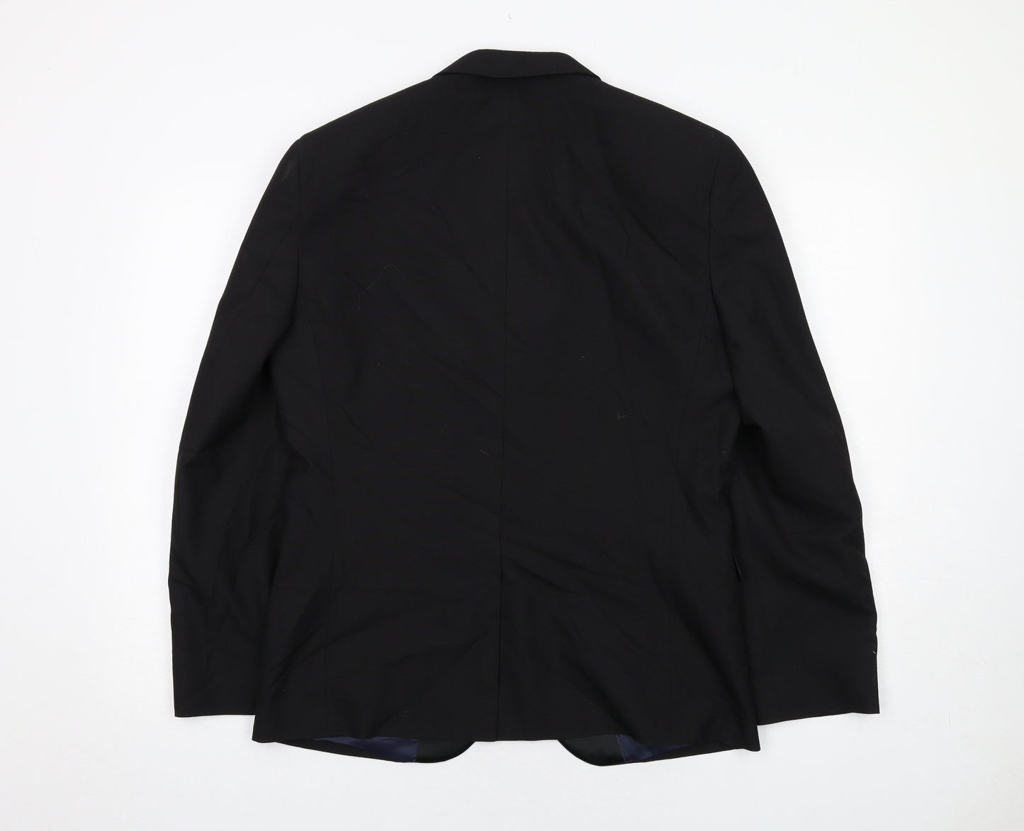NEXT Mens Black Polyester Tuxedo Suit Jacket Size 40 Regular