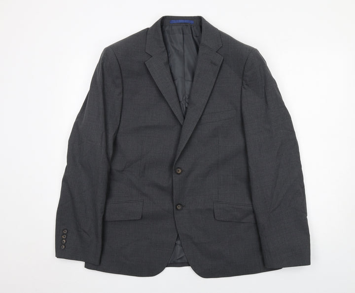 Marks and Spencer Mens Grey Wool Jacket Suit Jacket Size 40 Regular