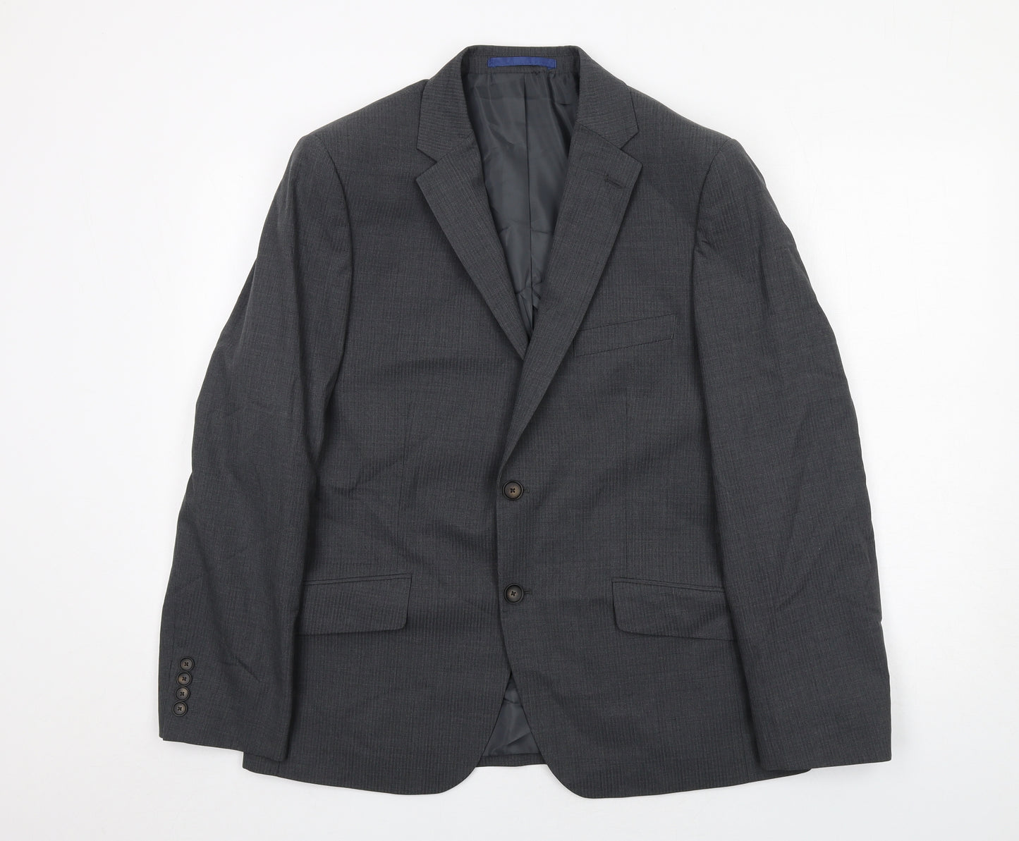 Marks and Spencer Mens Grey Wool Jacket Suit Jacket Size 40 Regular