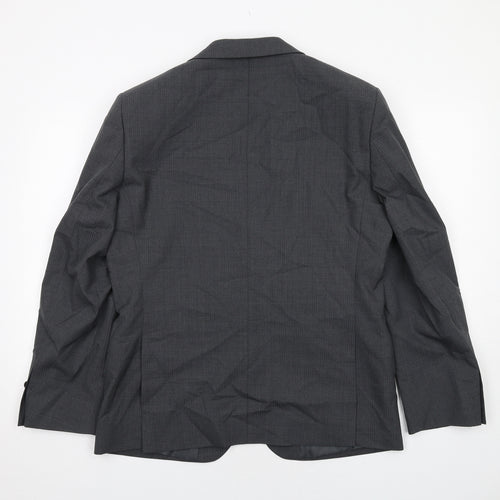 Marks and Spencer Mens Grey Wool Jacket Suit Jacket Size 40 Regular