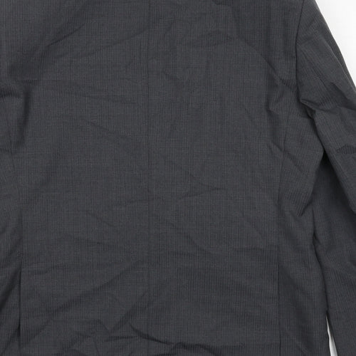 Marks and Spencer Mens Grey Wool Jacket Suit Jacket Size 40 Regular