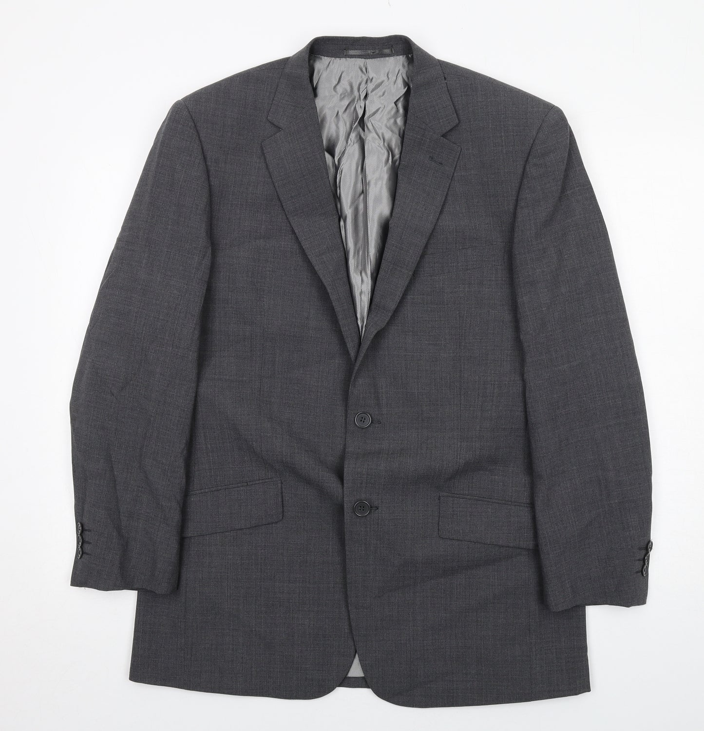 Skopes Mens Grey Wool Jacket Suit Jacket Size 38 Regular