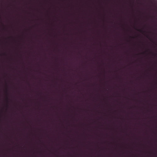 Eastex Womens Purple Round Neck Viscose Pullover Jumper Size 14 - Cargo Style