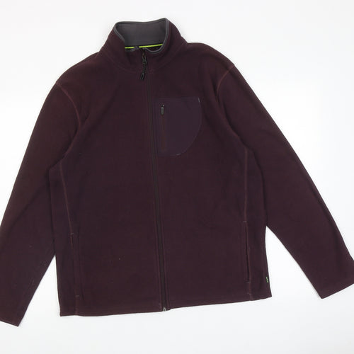 Marks and Spencer Womens Purple Jacket Size M Zip