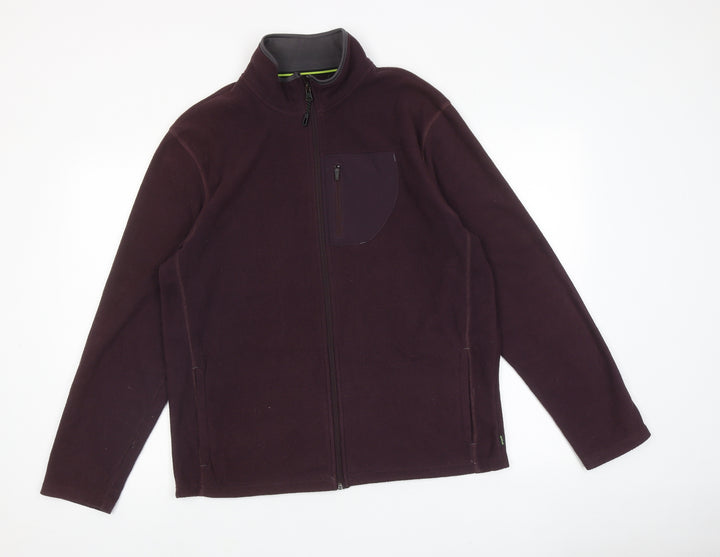 Marks and Spencer Womens Purple Jacket Size M Zip