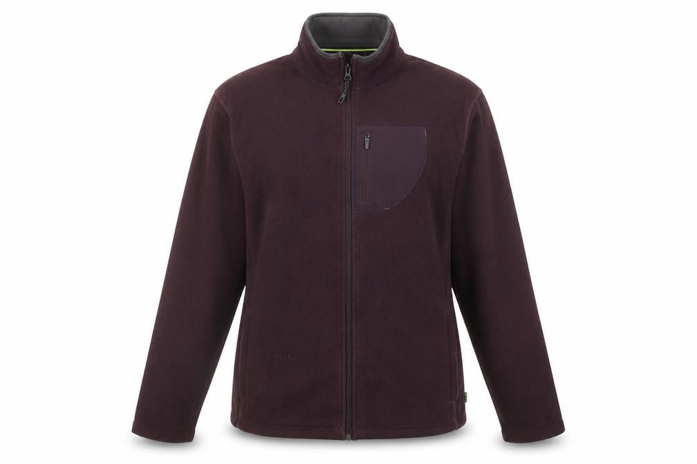 Front view of Marks & Spencer women’s purple jacket, size M, zip
