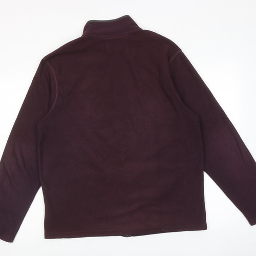 Marks and Spencer Womens Purple Jacket Size M Zip