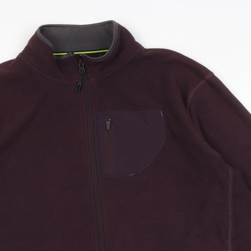 Marks and Spencer Womens Purple Jacket Size M Zip