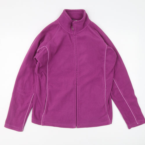 EWM Womens Purple Jacket Size M Zip