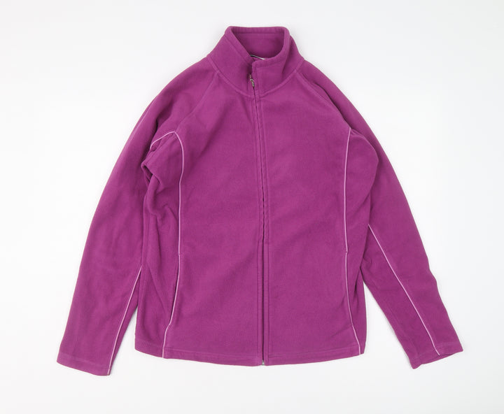 EWM Womens Purple Jacket Size M Zip