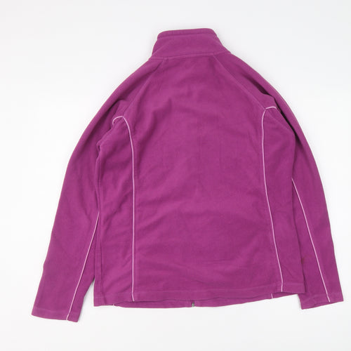 EWM Womens Purple Jacket Size M Zip
