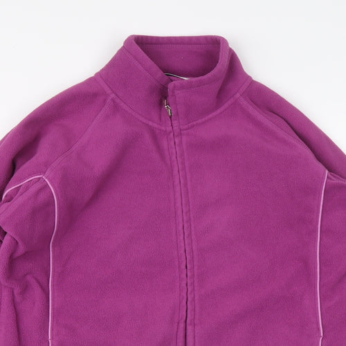 EWM Womens Purple Jacket Size M Zip