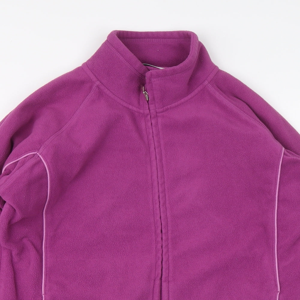 EWM Womens Purple Jacket Size M Zip