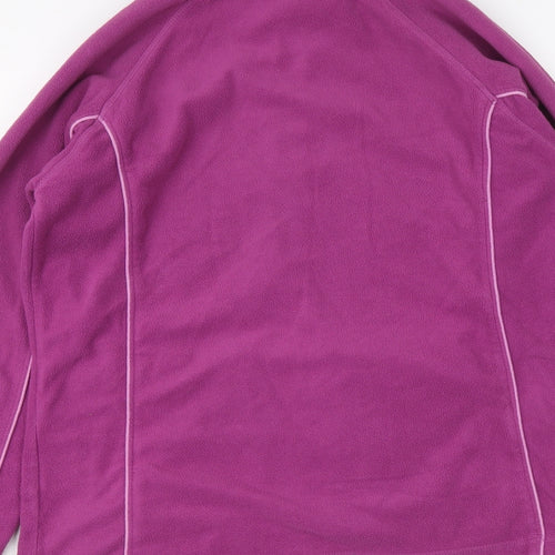 EWM Womens Purple Jacket Size M Zip