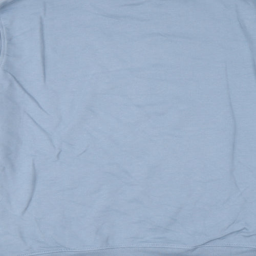Marks and Spencer Mens Blue Cotton Pullover Sweatshirt Size L