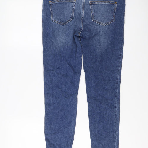 New Look Womens Blue Cotton Skinny Jeans Size 10 L28 in Regular