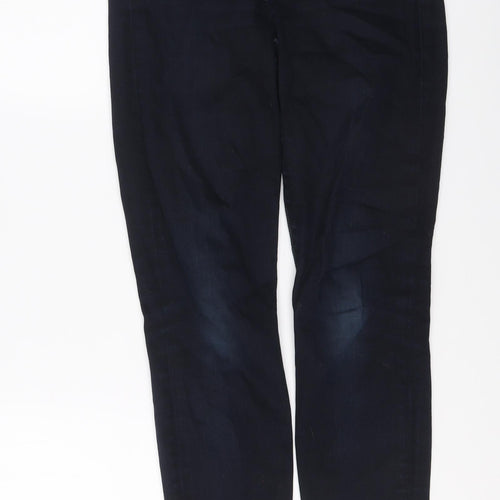 Gap Womens Blue Cotton Skinny Jeans Size 28 in L28 in Regular Button