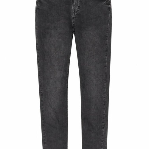 Denim & Co. Womens Grey Cotton Skinny Jeans Size 6 L29 in Regular Button