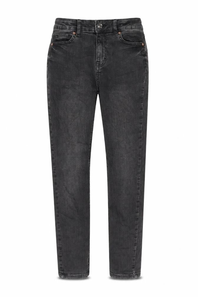 Denim & Co. Womens Grey Cotton Skinny Jeans Size 6 L29 in Regular Button