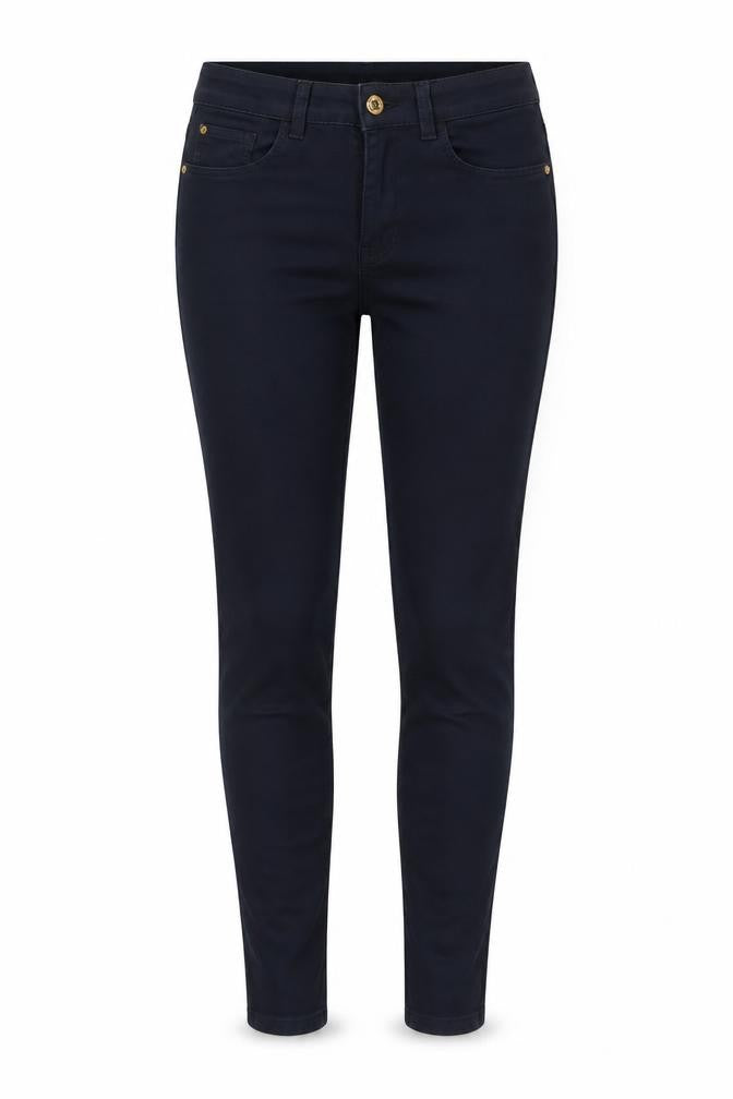 Mango Womens Blue Cotton Skinny Jeans Size 8 L28 in Regular Button