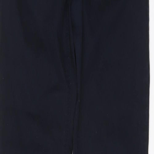 Mango Womens Blue Cotton Skinny Jeans Size 8 L28 in Regular Button