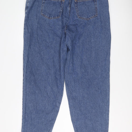 East Coast Womens Blue Cotton Straight Jeans Size 22 L27 in Regular Button