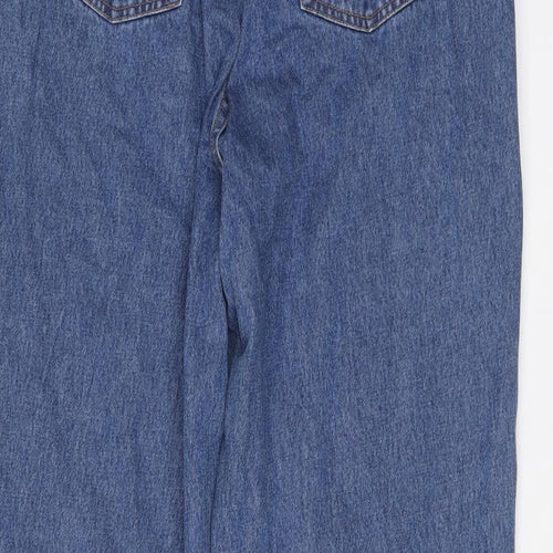 East Coast Womens Blue Cotton Straight Jeans Size 22 L27 in Regular Button