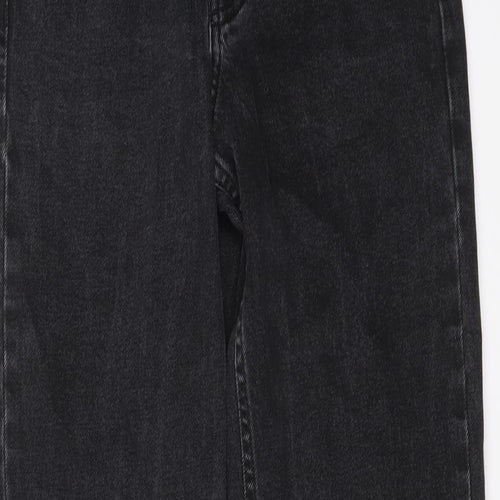 Denim & Co. Womens Black Cotton Skinny Jeans Size 8 L27 in Regular Button