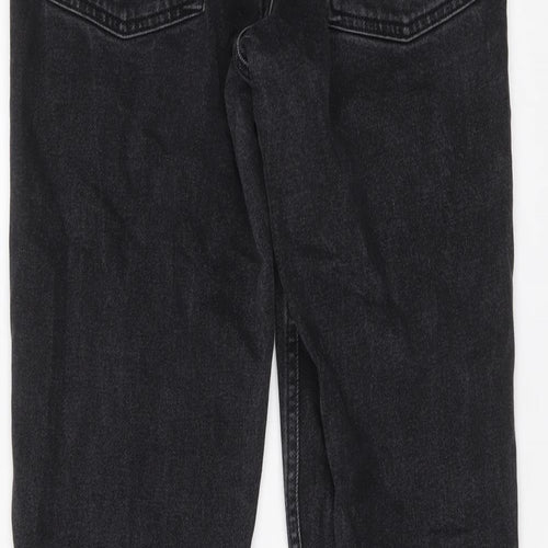 Denim & Co. Womens Black Cotton Skinny Jeans Size 8 L27 in Regular Button