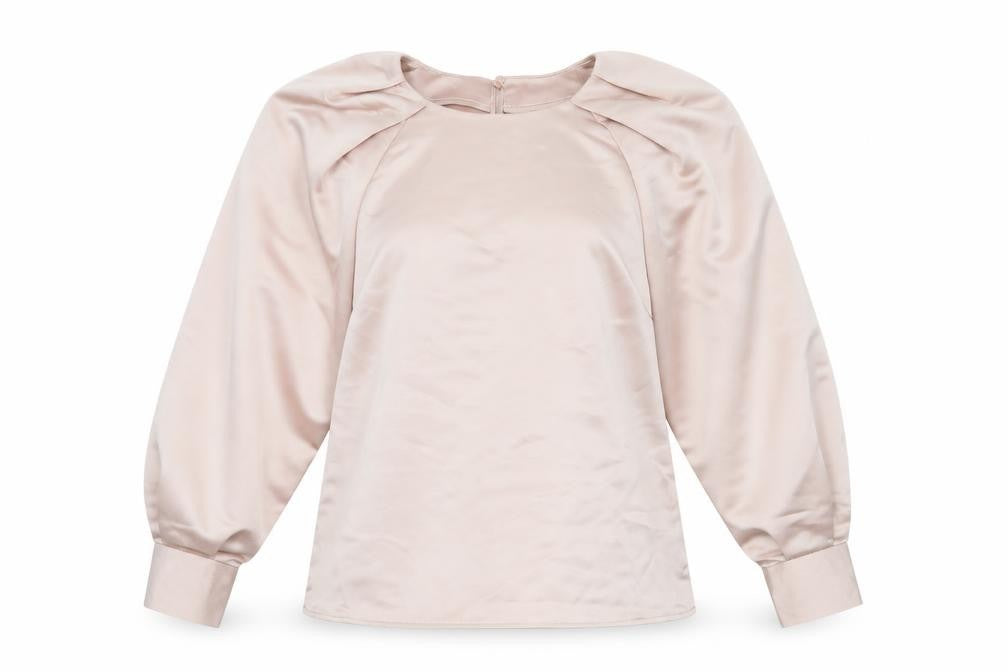 Vero Moda Womens Pink Polyester Basic Blouse Size M Round Neck