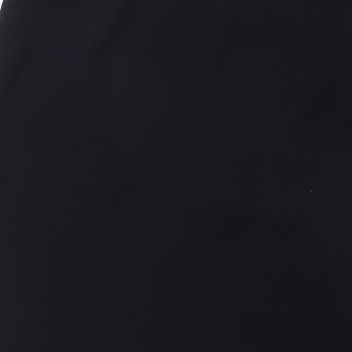 Viyella Womens Black Polyester A-Line Skirt Size 34 in Zip