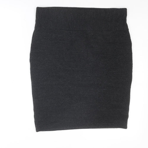 Marks and Spencer Womens Black Acrylic Bandage Skirt Size 12