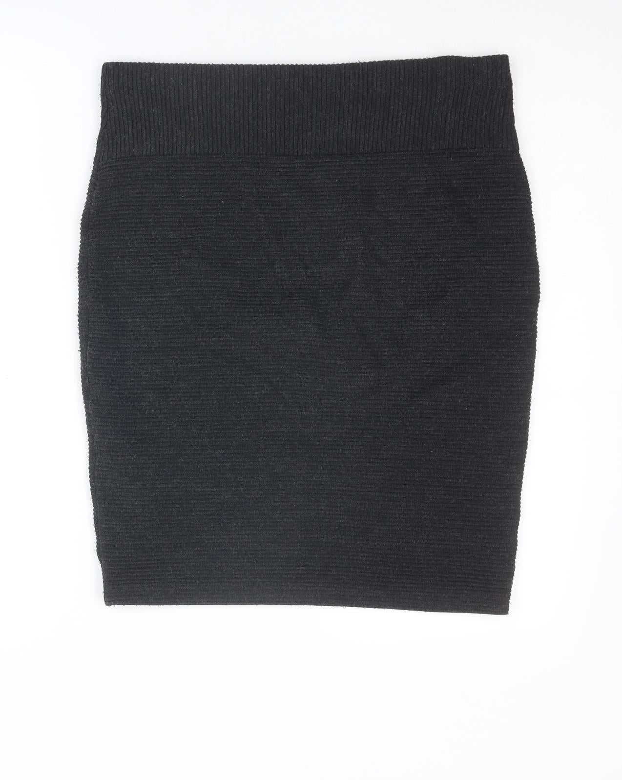 Marks and Spencer Womens Black Acrylic Bandage Skirt Size 12