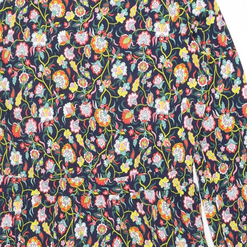 Boden Womens Multicoloured Floral Viscose A-Line Size 20 Round Neck Pullover