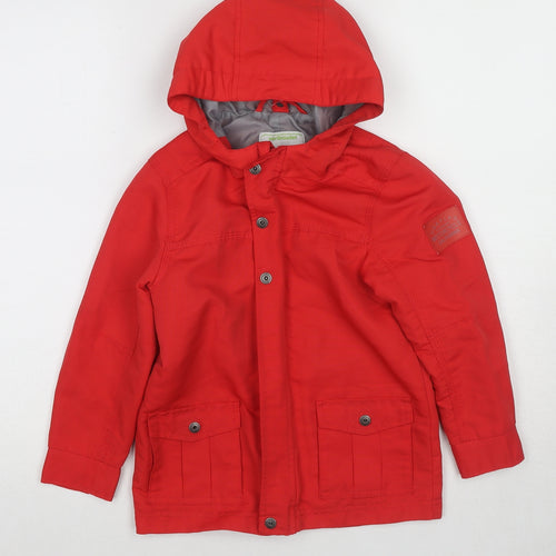 Vertbaudet Womens Red Jacket Size 6 Zip