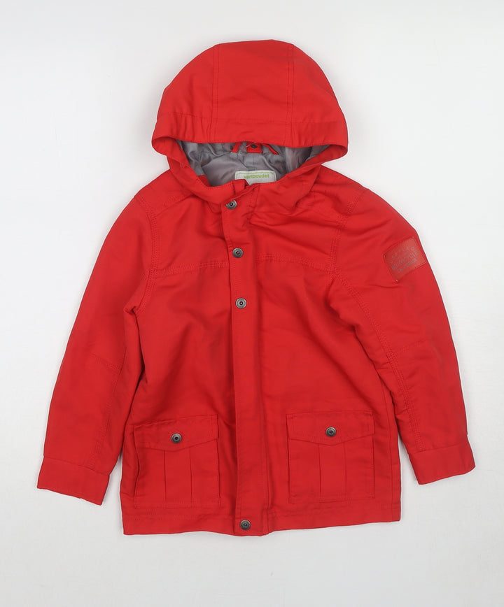 Vertbaudet Womens Red Jacket Size 6 Zip
