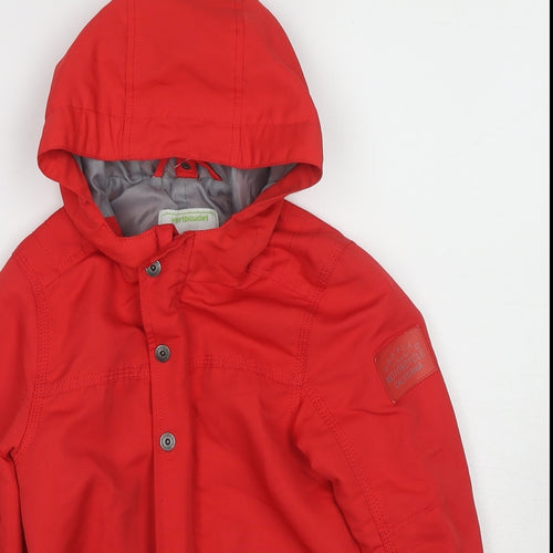Vertbaudet Womens Red Jacket Size 6 Zip