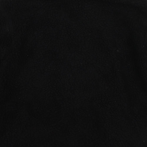 Topshop Womens Black Jacket Size 6 Zip - Teddy Bear Style