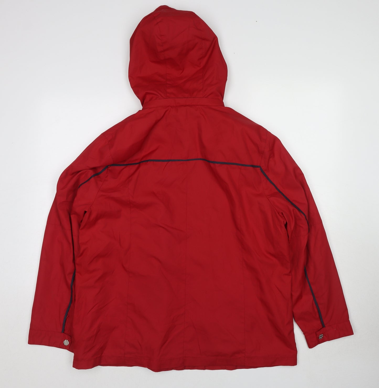 David Barry Womens Red Jacket Size 20 Zip