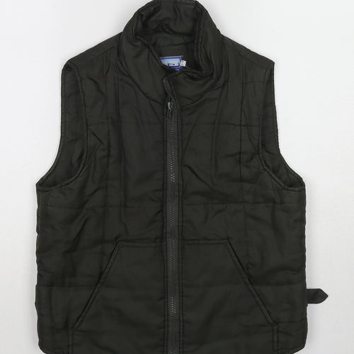 Athletic Sports Womens Green Gilet Jacket Size 10 Zip